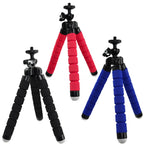 Versatile Portable Mini Tripod for Smartphones - Perfect Selfie Stick and Action Camera Stand with Holder Clip