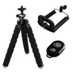 Versatile Portable Mini Tripod for Smartphones - Perfect Selfie Stick and Action Camera Stand with Holder Clip