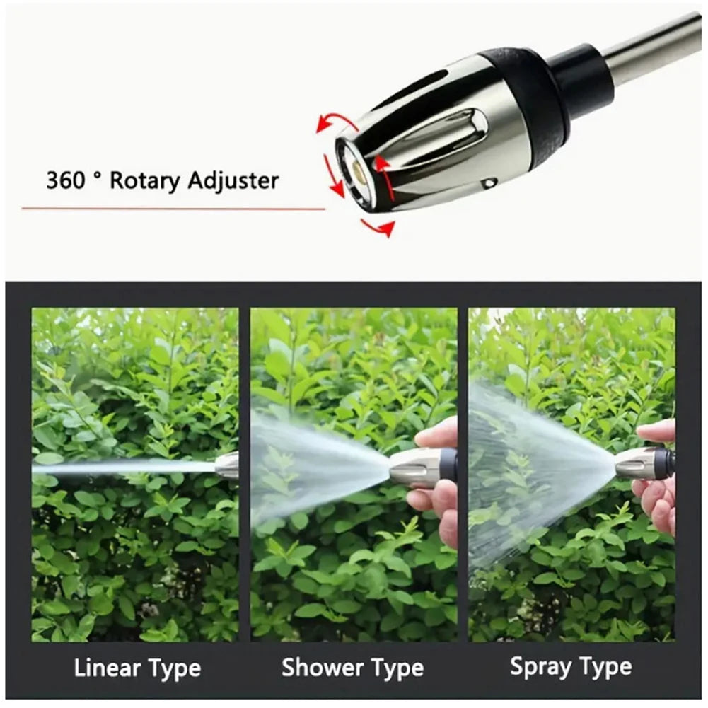 High Pressure Car Wash Sprayer W/ Adjustable Nozzle Garden Hose Pressure Washer Waterblitz Turbowasher Foam Gun for Car Cleaning