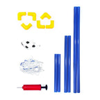 Lightweight Portable Micro Soccer Goal Set with Net Pump and Ball for Indoor/Outdoor Park and Beach Training