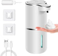 Automatic Soap Dispenser Touchless Foaming Soap Dispenser 380Ml USB Rechargeable Electric 4 Level Adjustable for Home