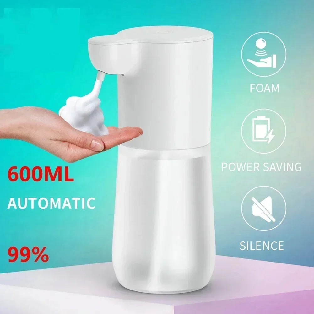 Automatic Soap Dispenser Touchless Foaming Soap Dispenser 380Ml USB Rechargeable Electric 4 Level Adjustable for Home