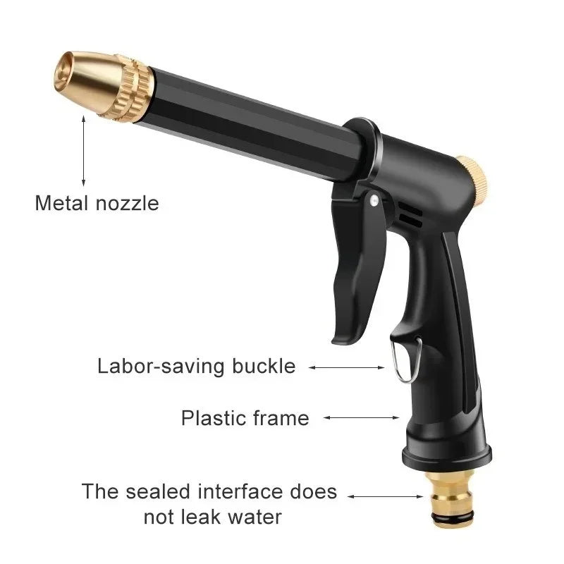 Transform Your Cleaning Routine with the Portable High-Pressure Water Gun: Perfect for Car Washing and Garden Watering!