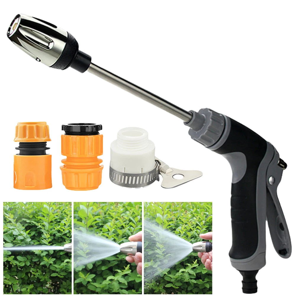 High Pressure Car Wash Sprayer W/ Adjustable Nozzle Garden Hose Pressure Washer Waterblitz Turbowasher Foam Gun for Car Cleaning