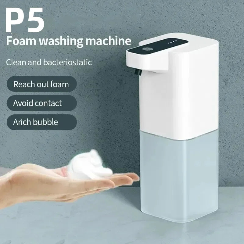 Automatic Soap Dispenser Touchless Foaming Soap Dispenser 380Ml USB Rechargeable Electric 4 Level Adjustable for Home