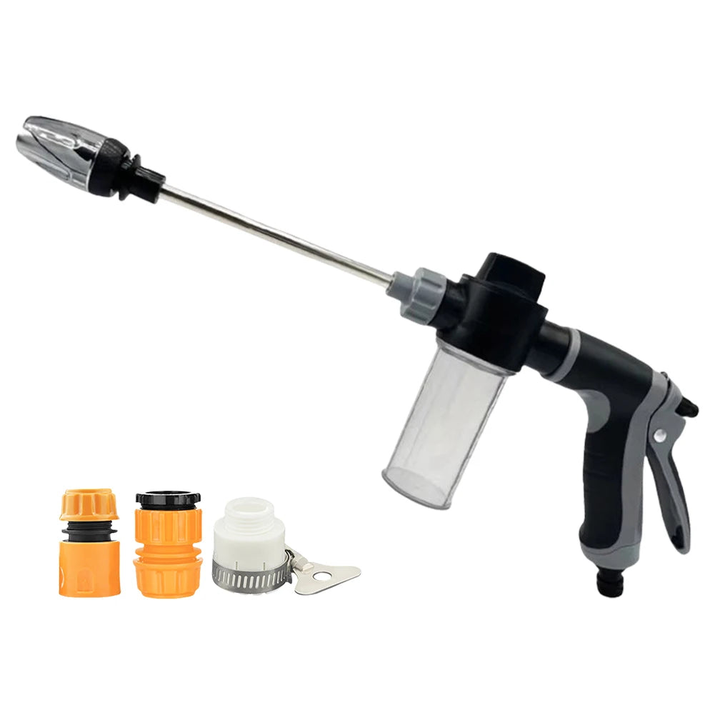 High Pressure Car Wash Sprayer W/ Adjustable Nozzle Garden Hose Pressure Washer Waterblitz Turbowasher Foam Gun for Car Cleaning