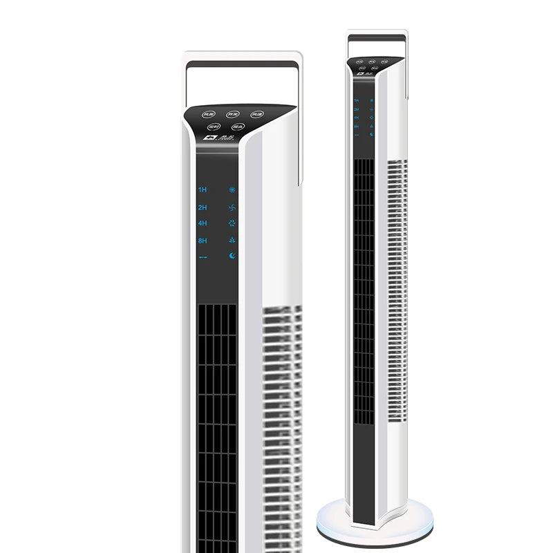 75Cm/95Cm/115Cm Height Electric Fan Household Tower Fan Floor Remote Control Automatic Oscillating Bladeless Fan Low Noise