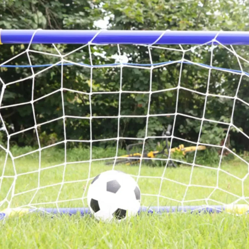 Lightweight Portable Micro Soccer Goal Set with Net Pump and Ball for Indoor/Outdoor Park and Beach Training