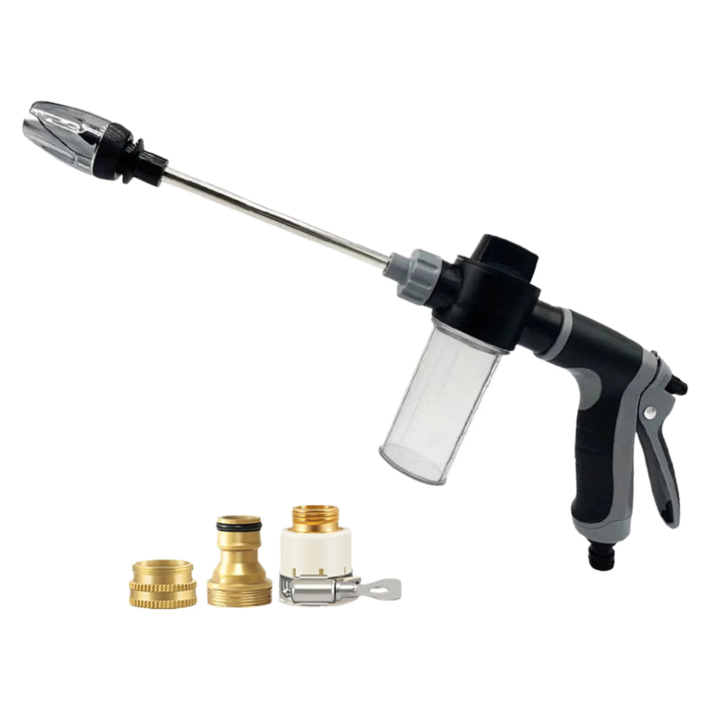 High Pressure Car Wash Sprayer W/ Adjustable Nozzle Garden Hose Pressure Washer Waterblitz Turbowasher Foam Gun for Car Cleaning
