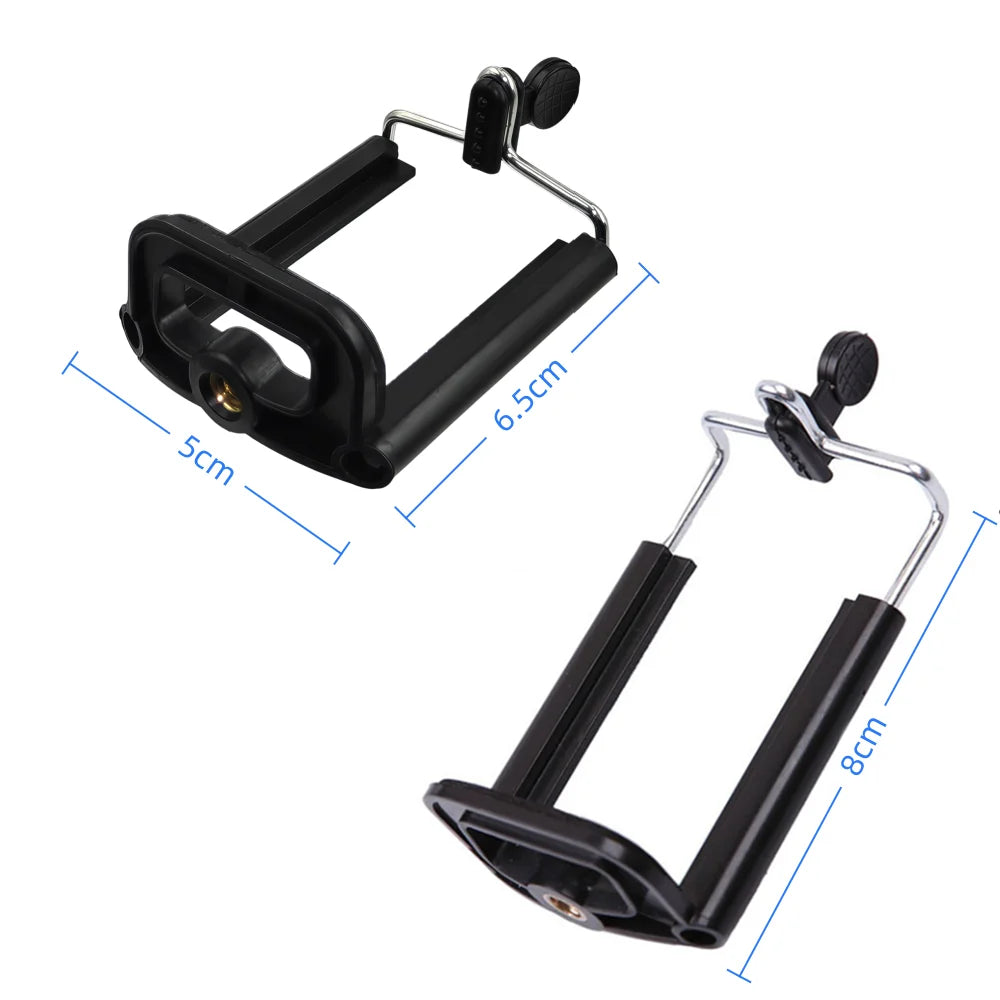 Versatile Portable Mini Tripod for Smartphones - Perfect Selfie Stick and Action Camera Stand with Holder Clip