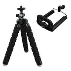 Versatile Portable Mini Tripod for Smartphones - Perfect Selfie Stick and Action Camera Stand with Holder Clip
