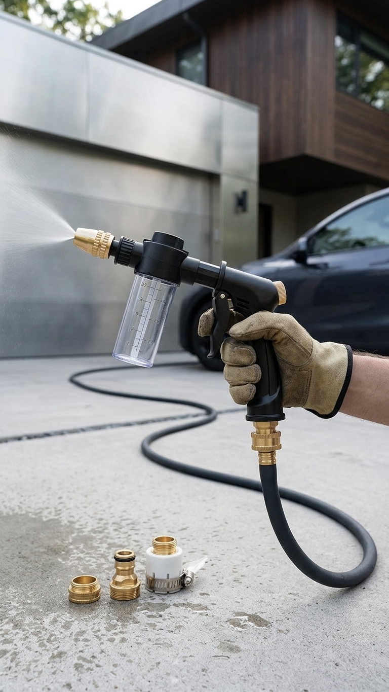 Portable High-Pressure Water Spray Gun