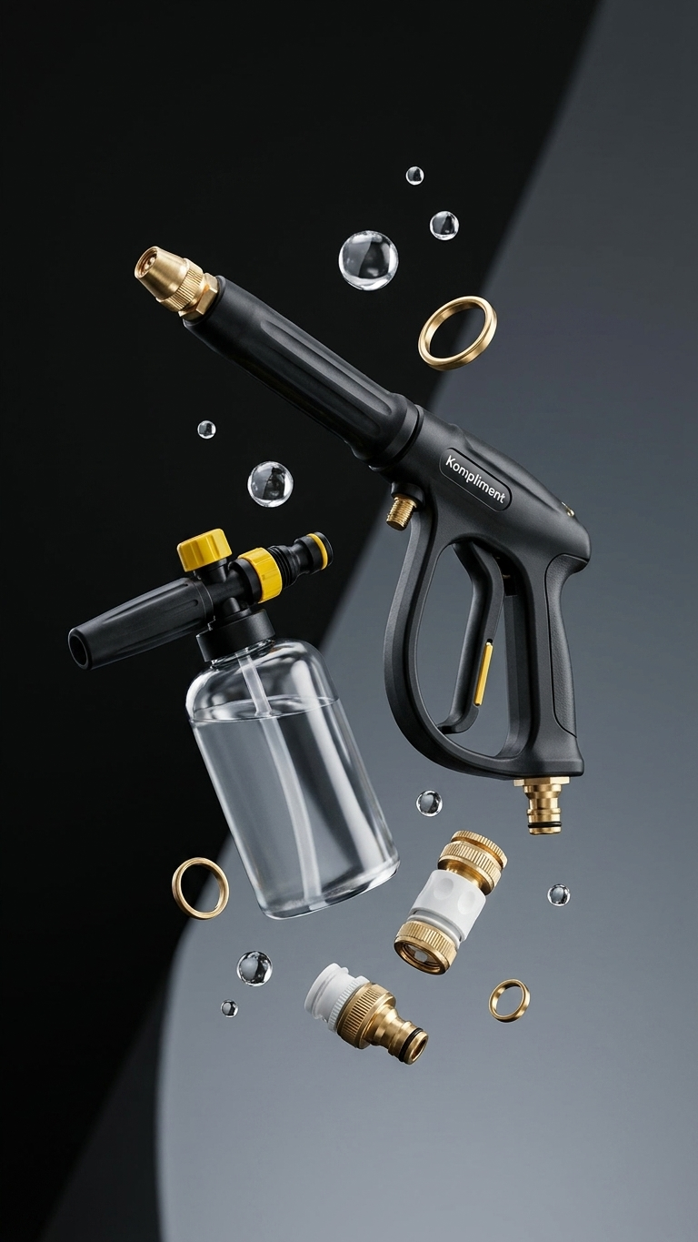 Portable High-Pressure Water Spray Gun