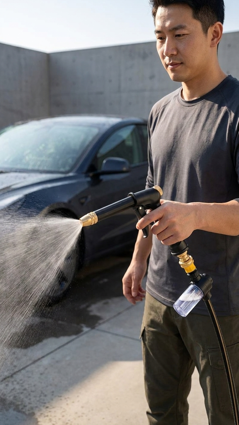 Portable High-Pressure Water Spray Gun