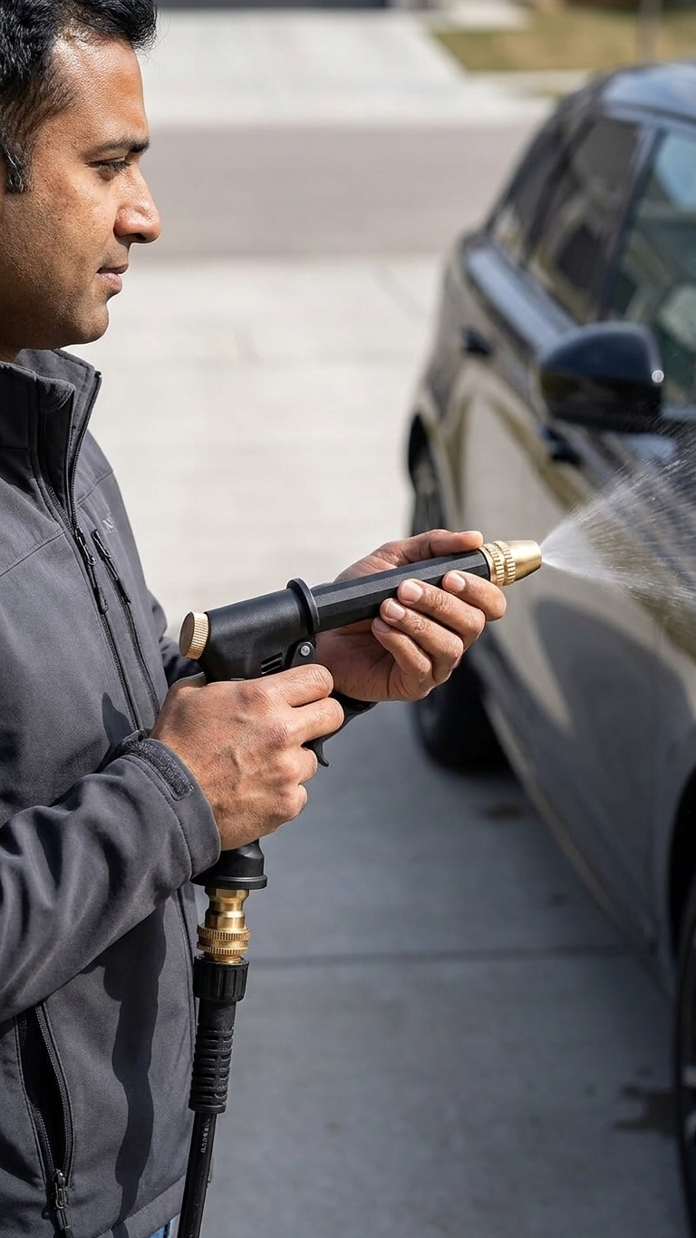 Portable High-Pressure Water Spray Gun